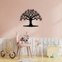 Wallity Monumental Tree 20 Escultura de Pared de Metal Negra